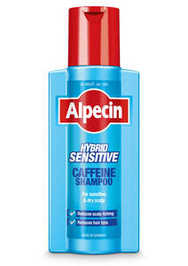 Image for mark UK00004266347 DR. WOLFF &middot; EST. 1905 ALPECIN HYBRID SENSITIVE CAFFEINE SHAMPOO FOR SENSITIVE & DRY SCALP REDUCES SCALP ITCHING REDUCES HAIR LOSS MADE IN GERMANY