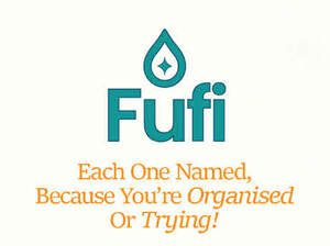 Image for mark UK00004271269 FUFI EACH ONE NAMED, BECAUSE YOU'RE ORGANISED OR TRYING!