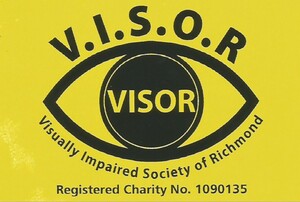 Image for mark UK00004272256 VISOR V.I.S.O.R VISOR Visually Impaired Society of Richmond Registered Charity No. 1090135