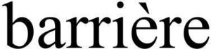 Image for mark 1880114 BARRIÈRE