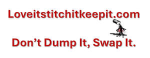Image for mark UK00004265257 LOVEITSTITCHITKEEPIT.COM DON'T DUMP IT, SWAP IT.