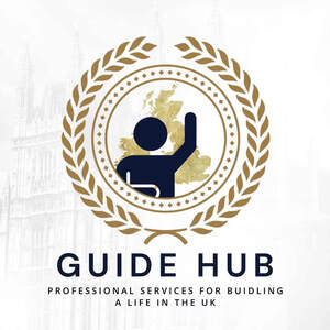 Image for mark UK00004278696 GUIDE HUB PROFESSIONAL SERVICES FOR BUIDLING A LIFE IN THE UK