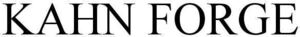 Image for mark 1880998 KAHN FORGE