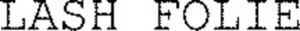 Image for mark 1867077 LASH FOLIE
