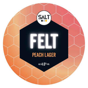 Image for mark UK00004260034 SALT FELT PEACH LAGER ALC 4.0% VOL