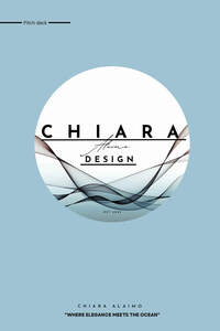 Image for mark UK00004285308 PITCH DECK
CHIARA ALAIMO DESIGN
EST 2025
CHIARA ALAIMO
WHERE ELEGANCE MEETS THE OCEAN