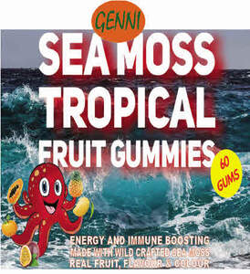 Image for mark UK00004289254 GENNI 
SEA MOSS TROPICAL FRUIT GUMMIES