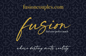 Image for mark UK00004290650 FUSIONCOUPLES.COM FUSION FIND YOUR PERFECT MATCH WHERE DESTINY MEETS REALITY