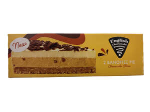 Image for mark UK00004294990_1of1_case_2of6 English Cheesecake Company 2 BANOFFEE PIE Cheesecake Slices