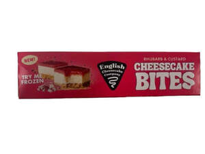 Image for mark UK00004296950_1of1_case_2of6 English Cheesecake Company RHUBARB & CUSTARD CHEESECAKE BITES