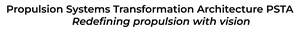 Image for mark UK00004304132 PROPULSION SYSTEMS TRANSFORMATION ARCHITECTURE PSTA REDEFINING PROPULSION WITH VISION