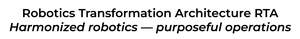 Image for mark UK00004304139 ROBOTICS TRANSFORMATION ARCHITECTURE RTA HARMONIZED ROBOTICS - PURPOSEFUL OPERATIONS