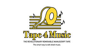 Image for mark UK00004305952 TAPE 4 MUSIC THE REVOLUTIONARY REMOVABLE MANUSCRIPT TAPE THE SMART WAY TO EDIT SHEET MUSIC.