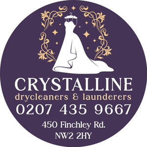 Image for mark UK00004337829 CRYSTALLINE DRYCLEANERS & LAUNDERERS 0207 435 9667 450 FINCHLEY RD. NW2 2HY