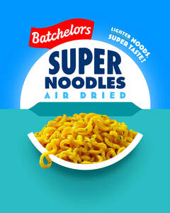 Image for mark UK00004342822 BATCHELORS SUPER NOODLES AIR DRIED LIGHTER NOODS, SUPER TASTE!