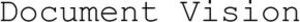 Image for mark 1907132 Document Vision