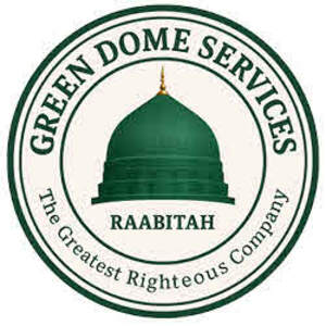 Image for mark UK00004338429 GREEN DOME SERVICES
RAABITAH
THE GREATEST  RIGHTEOUS COMPANY