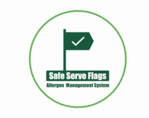 Image for mark UK00004354185 SAFE SERVE FLAGS ALLERGEN MANAGEMENT SYSTEM