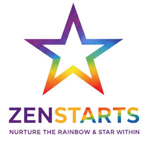 Image for mark UK00004354629 ZENSTARTS NURTURE THE RAINBOW & STAR WITHIN