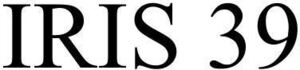Image for mark 1895800 IRIS 39