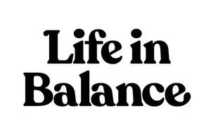 Image for mark UK00004360396 LIFE IN BALANCE