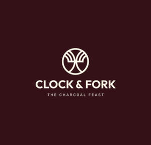 Image for mark UK00004362838_1of2 CLOCK & FORK THE CHARCOAL FEAST