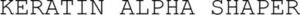 Image for mark 1910661 KERATIN ALPHA SHAPER