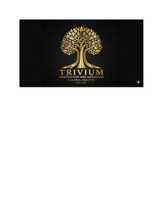 Image for mark UK00004369255 TRIVIUM ARBITRATION AND MEDIATION A GLOBAL PRACTICE EST. 2026