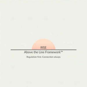 Image for mark UK00004342490 RISE ABOVE THE LINE FRAMEWORK™ REGULATION FIRST. CONNECTION ALWAYS