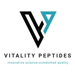 Image for mark UK00004344505 VITALITY PEPTIDES Innovative science unmatched quality
