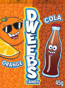 Image for mark UK00004381216 DWEEBS ORANGE COLA CANDY 45G