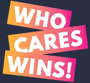 Image for mark UK00004377751 WHO CARES WINS!