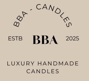 Image for mark UK00004392595- cropped BBA - CANDLES BBA ESTB 2025 LUXURY HANDMADE CANDLES