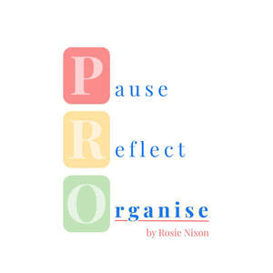 Image for mark UK00004394748_1of2 Pause Reflect Organise by Rosie Nixon