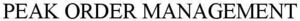 Image for mark 1920381 PEAK ORDER MANAGEMENT