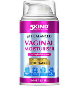 Image for mark UK00004367868 5KIND CLINICAL SKINCARE pH BALANCED VAGINAL MOISTURISER For Vaginal Dryness LONG LASTING REHYDRATION Hormone Free Soothing & Protecting Menopause Friendly pH Balanced 100ml / 3.4 fl oz