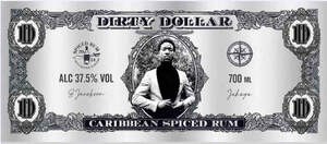 Image for mark UK00004399241 DD DIRTY DOLLAR SPICED RUM 20,24 ALC 37.5% VOL 700 ML EJACOBSEN JAKAYA  CARIBBEAN SPICED RUM