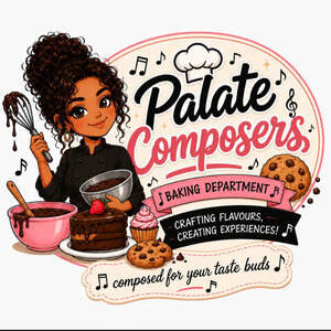 Image for mark UK00004391246 PALATE COMPOSERS
BAKING DEPARTMENT
CRAFTING FLAVOURS
CREATING EXPERIENCES
composed for your taste buds
