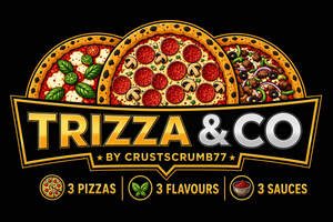 Image for mark UK00004408632 TRIZZA & CO * BY CRUSTSCRUMB77 * 3 PIZZAS 3 FLAVOURS 3 SAUCES