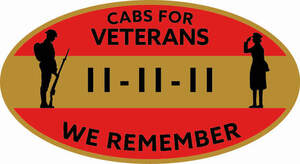 Image for mark UK00004405300 CABS FOR VETERANS 11- 11- II WE REMEMBER