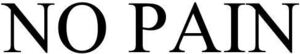 Image for mark 1913338 NO PAIN