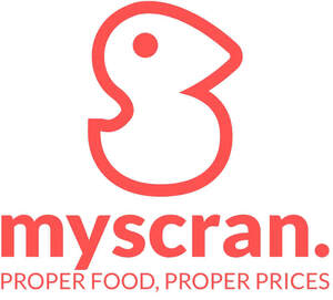 Image for mark UK00004414801_1of3 MYSCRAN PROPER FOOD, PROPER PRICES