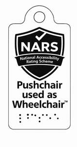Image for mark UK00004414873 NARS/National Accessibility Rating Scheme 
Pushchair used as wheelchair