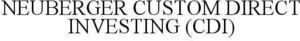 Image for mark 1928241 NEUBERGER CUSTOM DIRECT INVESTING (CDI)