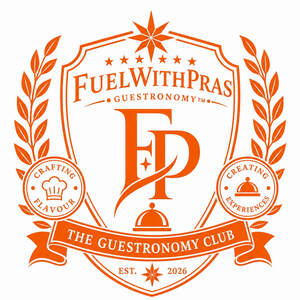 Image for mark UK00004420242 FUELWITHPRAS GUESTRONOMY TMO- CRAFTING CREATING FLAVOUR EXPERIENCES THE GUESTRONOMY CLUB EST. 2026