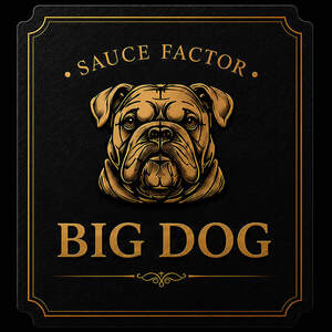 Image for mark UK00004389328 · SAUCE FACTOR · BIG DOG