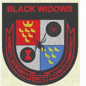 Image for mark UK00004426299 BLACK WIDOWS HONESTY, INTEGRITY MCC LOYALTY, COMMITMENT