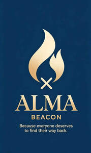 Image for mark UK00004429150 ALMA BEACON BECAUSE EVERYONE DESERVES TO FIND THEIR WAY BACK.
