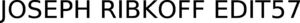 Image for mark 1932858 JOSEPH RIBKOFF EDIT57