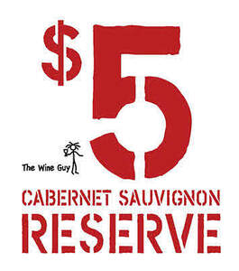 Image for mark UK00004406806 $5 THE WINE GUY CABERNET SAUVIGNON RESERVE